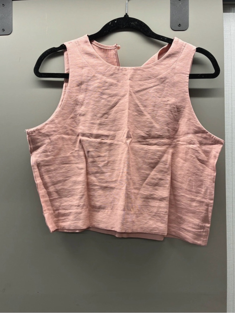 SHEIN Dusty Pink Sleeveless Crop Top
